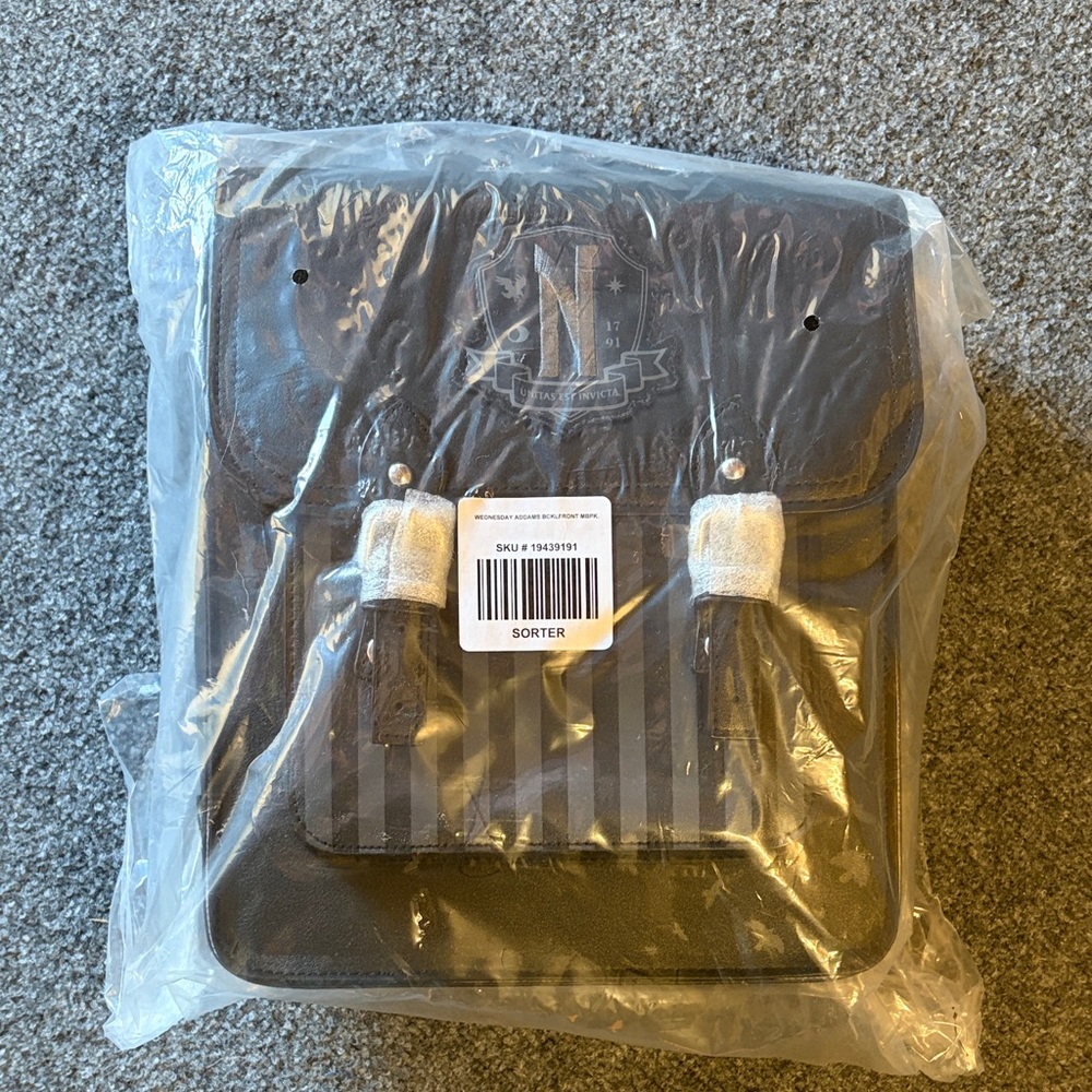 Wednesday Nevermore Backpack NWT - image 1